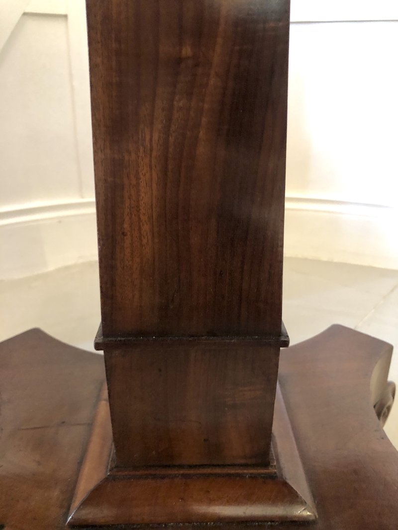 Quality Antique William IV Mahogany Tea Table - Image 6